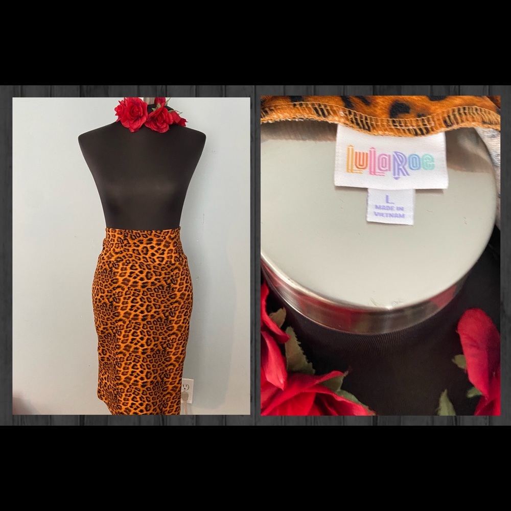 NWOT- LULAROE CASSIE (PENCIL SKIRT), SIZE: LARGE